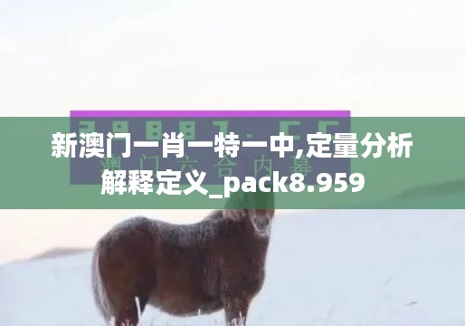 新澳门一肖一特一中,定量分析解释定义_pack8.959