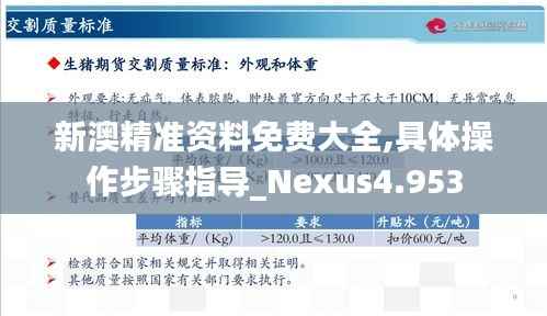 新澳精准资料免费大全,具体操作步骤指导_Nexus4.953