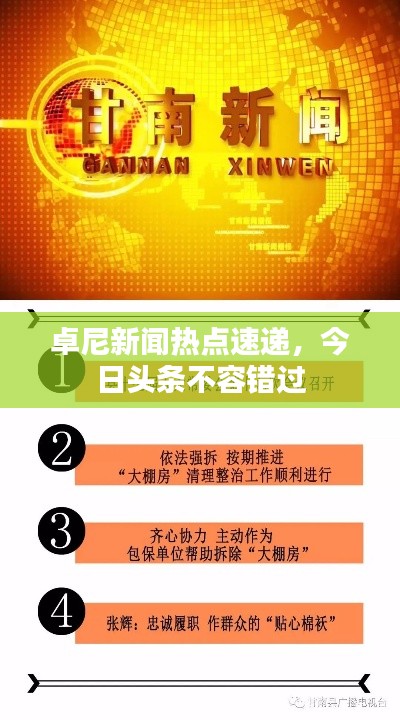卓尼新闻热点速递,今日头条不容错过