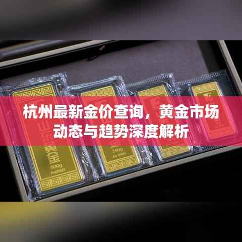 杭州最新金价查询,黄金市场动态与趋势深度解析